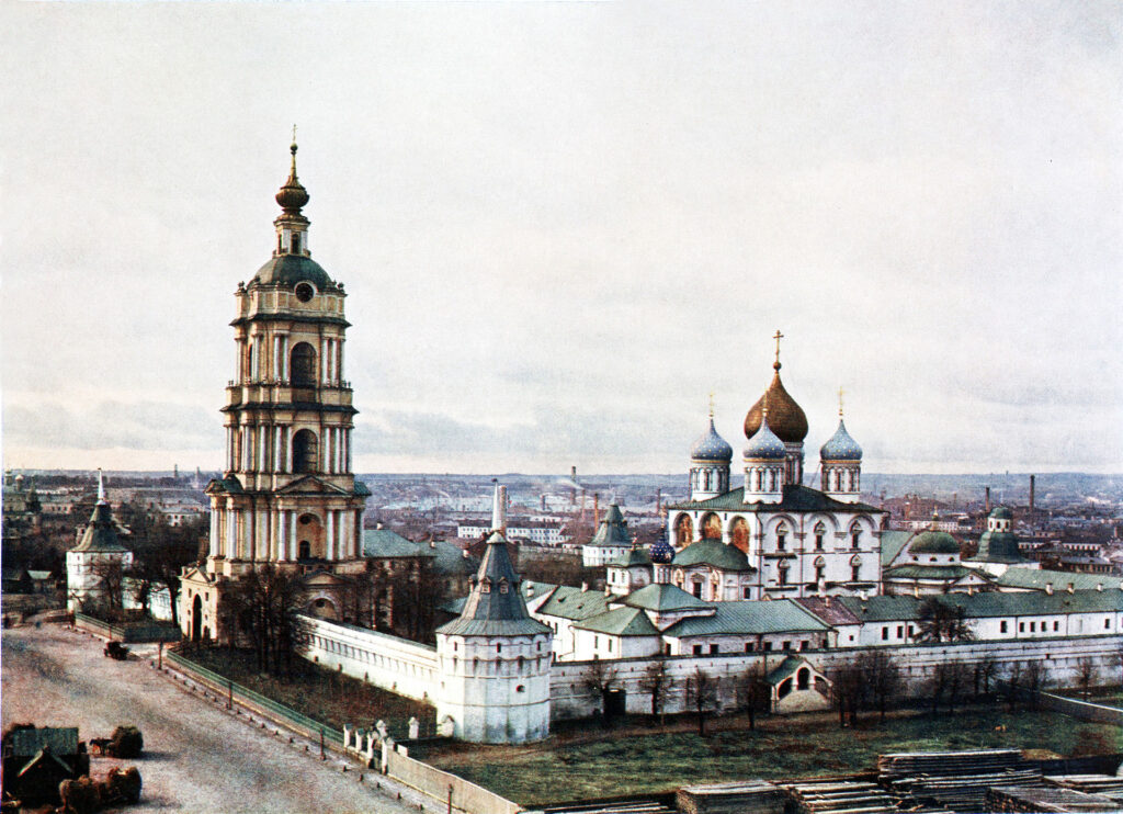 Новоспасский Монастырь. 1911-1912 года. Фотограф С.М. Прокудин-Горский